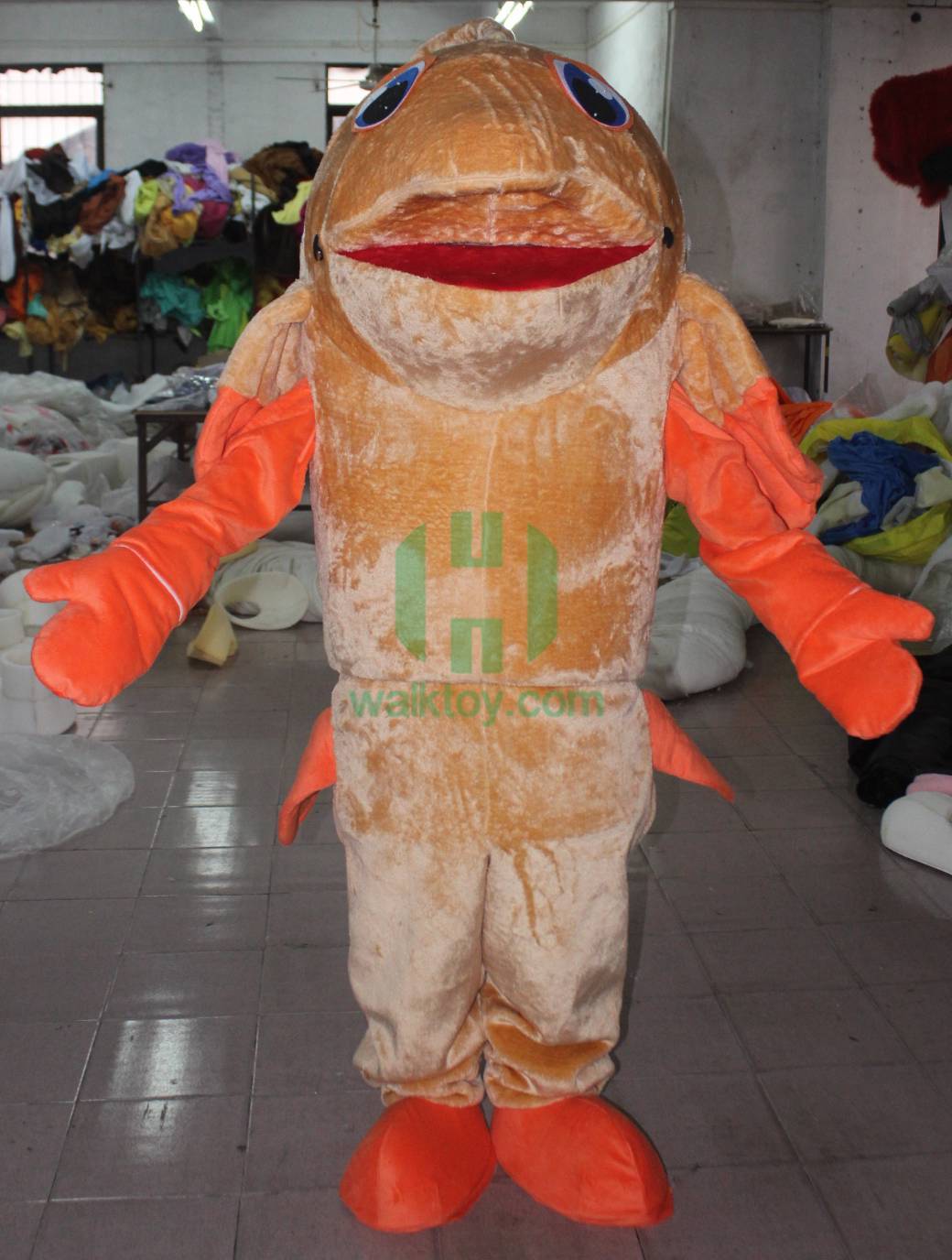 Fish Funny Adult Animal Cosplay Costume Festivals Carnivals Christmas Party Halloween Parade Plush Cartoon Character Mascot Costume for Shopping Mall Events,Schoole Events,Performance,Big Mascot,Fish Funny Adult Animal Cosplay Costume Festivals Carnivals Christmas Party Halloween Parade Plush Cartoon Character Mascot Costume for Shopping Mall Events,Schoole Events,Performance