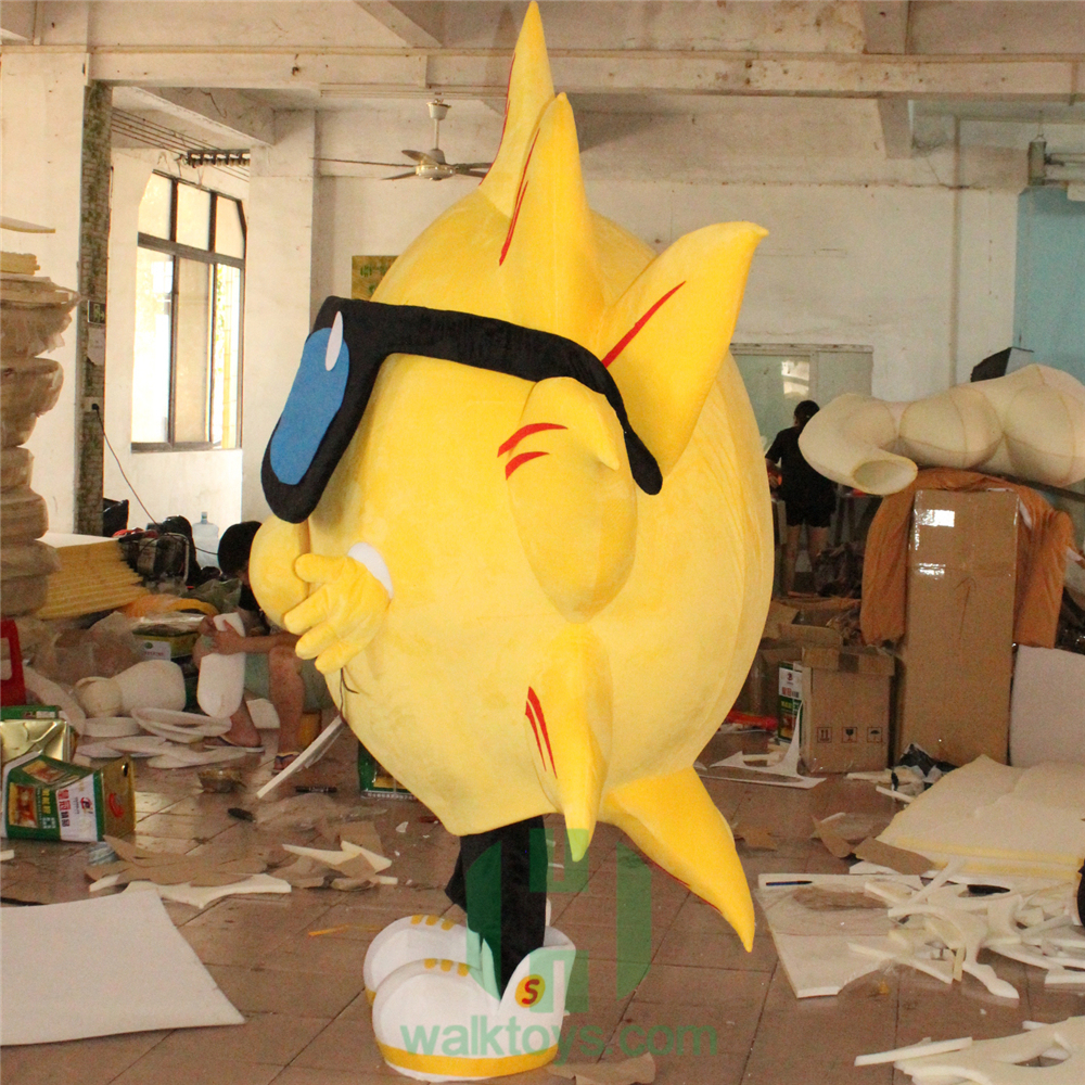 The Sun with Glasses Cosplay Costume Festivals Carnivals Christmas Party Halloween Parade Plush Cartoon Character Mascot Costume for Shopping Mall Events,Schoole Events,Performance,Big Mascot,The Sun with Glasses Cosplay Costume Festivals Carnivals Christmas Party Halloween Parade Plush Cartoon Character Mascot Costume for Shopping Mall Events,Schoole Events,Performance