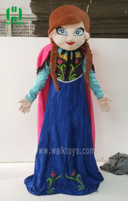 Anna Frozen EVA Cosplay Costume Festivals Carnivals Christmas Party Halloween Parade Plush Cartoon Character Mascot Costume for Shopping Mall Events,Schoole Events,Performance,Big Mascot,Anna Frozen EVA Cosplay Costume Festivals Carnivals Christmas Party Halloween Parade Plush Cartoon Character Mascot Costume for Shopping Mall Events,Schoole Events,Performance
