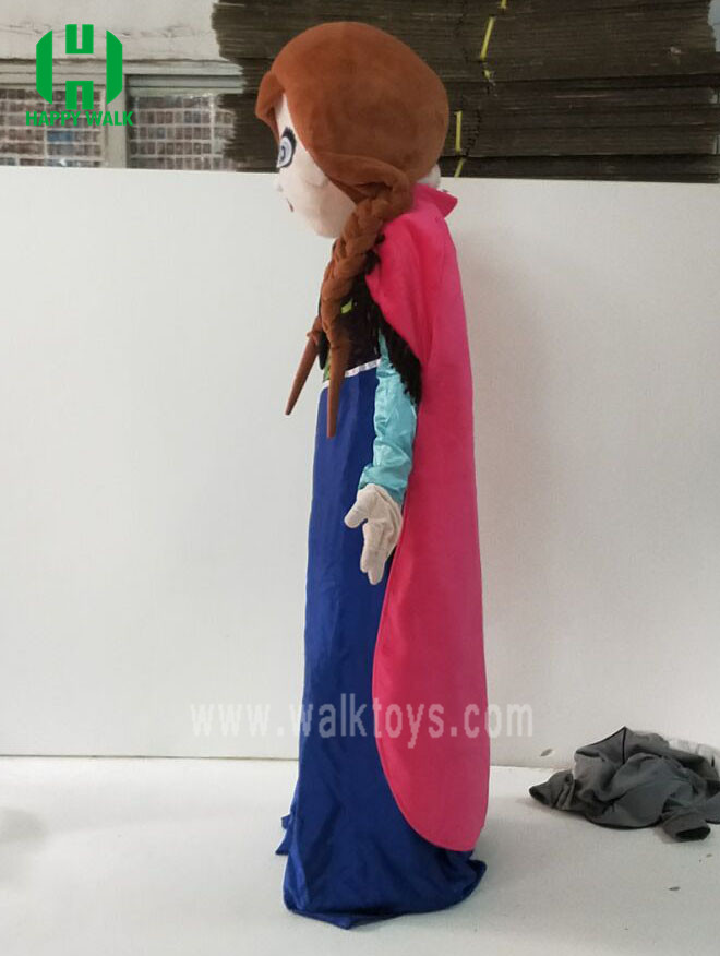 Anna Frozen EVA Cosplay Costume Festivals Carnivals Christmas Party Halloween Parade Plush Cartoon Character Mascot Costume for Shopping Mall Events,Schoole Events,Performance,Big Mascot,Anna Frozen EVA Cosplay Costume Festivals Carnivals Christmas Party Halloween Parade Plush Cartoon Character Mascot Costume for Shopping Mall Events,Schoole Events,Performance