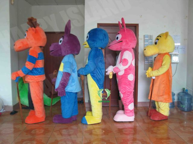 The Backyardigans EVA Cosplay Costume Festivals Carnivals Christmas Party Halloween Parade Plush Cartoon Character Mascot Costume for Shopping Mall Events,Schoole Events,Performance,Big Mascot,The Backyardigans EVA Cosplay Costume Festivals Carnivals Christmas Party Halloween Parade Plush Cartoon Character Mascot Costume for Shopping Mall Events,Schoole Events,Performance