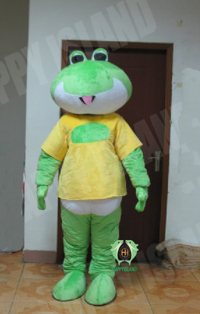 Frog with T-shirt EVA Cosplay Costume Festivals Carnivals Christmas Party Halloween Parade Plush Cartoon Character Mascot Costume for Shopping Mall Events,Schoole Events,Performance,Big Mascot,Cosplay Costume Festivals Carnivals Christmas Party Halloween Parade Plush Cartoon Character Mascot Costume for Shopping Mall Events,Schoole Events,Performance