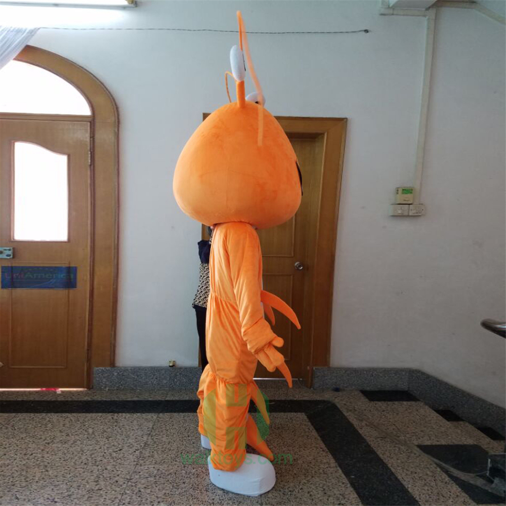 Orange Shrimp EVA Cosplay Costume Festivals Carnivals Christmas Party Halloween Parade Plush Cartoon Character Mascot Costume for Shopping Mall Events,Schoole Events,Performance,Big Mascot,Orange Shrimp EVA Cosplay Costume Festivals Carnivals Christmas Party Halloween Parade Plush Cartoon Character Mascot Costume for Shopping Mall Events,Schoole Events,Performance