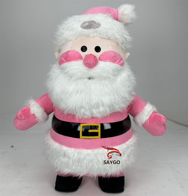 Fat Belly Santa Clause Mascots Costume for Xmas Festival 2.6m 2m Inflatable Santa Father Mascots Costume for Gift Sender,Big Mascot,Fat Belly Santa Clause Mascots Costume for Xmas Festival 2.6m 2m Inflatable Santa Father Mascots Costume for Gift Sender