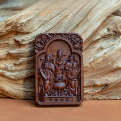 6 × 4 × 1cm [five gods of wealth]]