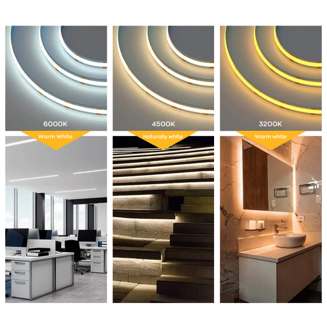 Super Bright COB LED Strip Light Kit White LED Strip Lights with Remote Consumer Electronics,murenled,Super Bright COB LED Strip Light Kit White LED Strip Lights with Remote Consumer Electronics