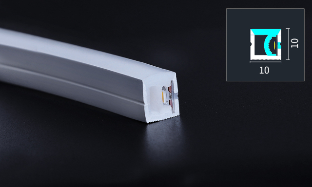 Wholesale 1010 Side Emitting LED Strip Light 7W IP68 Waterproof Flexible Silicone Tape DC 12V 24V AC 220V CCT 3000K 4000K 6000K,murenled,Wholesale 1010 Side Emitting LED Strip IP68 Silicone