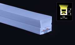 Wholesale 1010 Top Emitting LED Strip Light IP65 Waterproof Flexible Silicone Tape DC 12V 24V AC 220V CCT 3000K 4000K 6000K,murenled,1010 Top Emitting Silicone IP65 Strip 12/24V 220V 3K4K6K