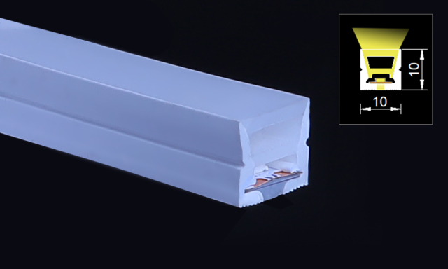 Wholesale 1010 Top Emitting LED Strip Light IP65 Waterproof Flexible Silicone Tape DC 12V 24V AC 220V CCT 3000K 4000K 6000K,murenled,1010 Top Emitting Silicone IP65 Strip 12/24V 220V 3K4K6K