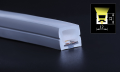 Wholesale 1210 LED integrated extrusion, high-brightness silicone waterproof light strip | IP65 waterproof | DC 12V, 24V AC 220V, CCT 3000K, 4000K, 6000K selectable color temperature,murenled,Wholesale 1212 positive light-emitting silicone lamp strips