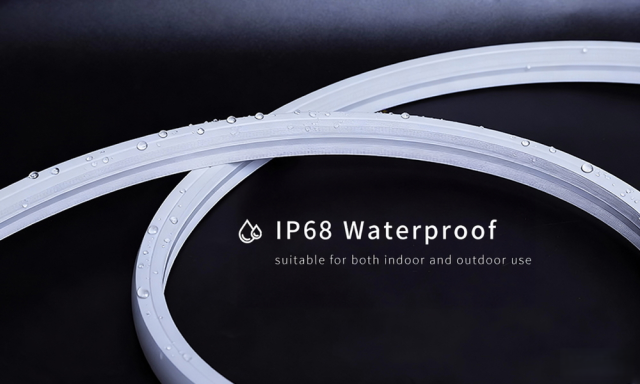 Wholesale W18*H10 24V 220V 8mm wide IP68 waterproof grade SMD2835 LED silicone light strip, suitable for outdoor landscapes and home decoration. It can be freely cut.,murenled,Wholesale IP68 LED Strip W18*H10 24V/220V 8mm Cuttable