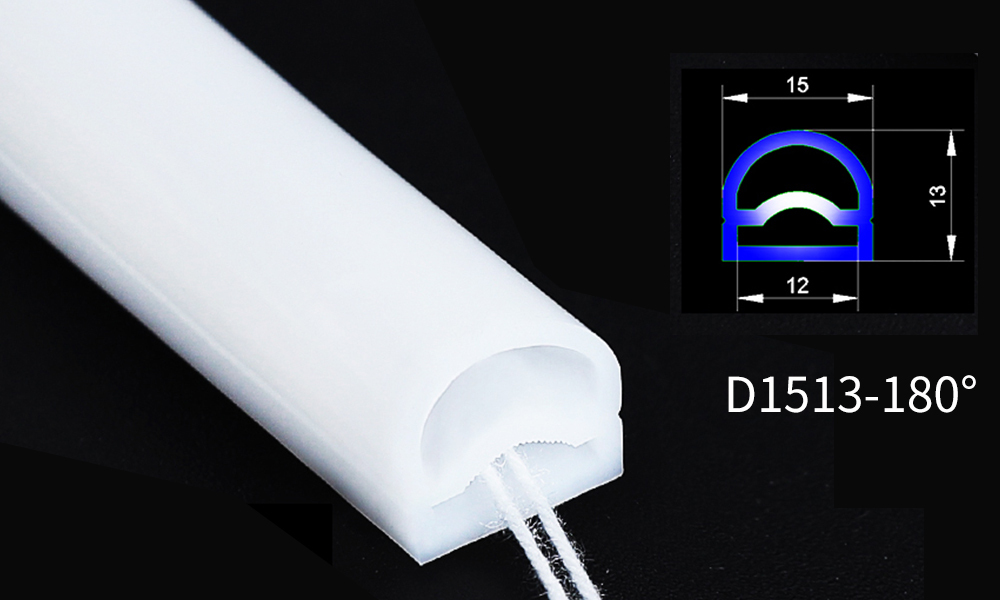 Bulk Round Silicone Tubing for LED Strips - Multiple Specs Available for Landscape Lighting,murenled,Wholesale LED light strips with round silicone sleeves