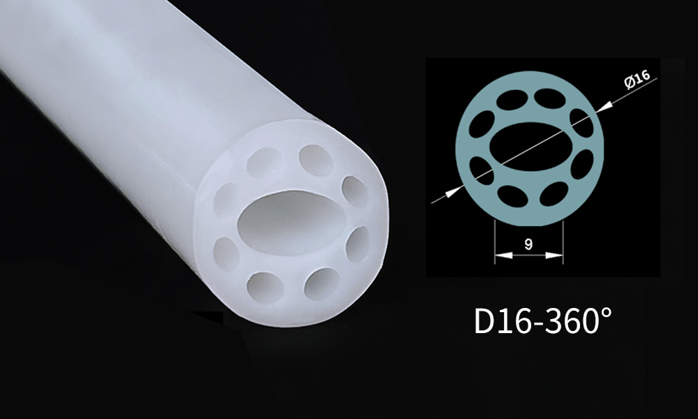 Bulk Round Silicone Tubing for LED Strips - Multiple Specs Available for Landscape Lighting,murenled,Wholesale LED light strips with round silicone sleeves