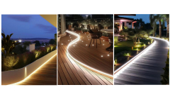 Wholesale 24V 8mm wide IP68 waterproof grade SMD2835 LED flexible silicone light strip, suitable for outdoor landscapes and home decoration, and can be freely cut.,murenled,Waterproof 24V LED Strip, for indoor & outdoor use.