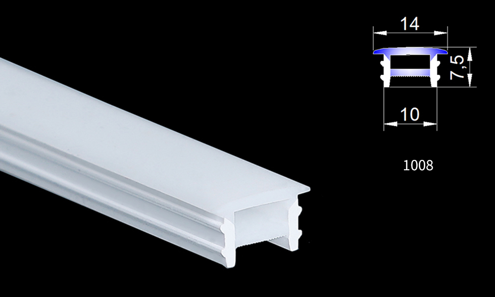 Wholesale No-threading Silicone LED Channel Cover | Glare-free Soft Light Diffuser for Ceiling & Cabinet Lighting  Multiple specifications are available,murenled,Wholesale LED wire-free silicone cover plates