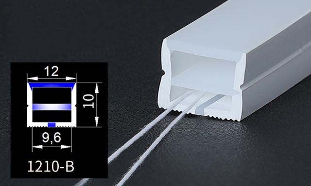 Wholesale LED light strips with silicone sheaths, featuring forward light emission, suitable for indoor/outdoor environments, with waterproof design, and available in various lengths.,murenled,Wholesale LED light strips with silicone sleeves