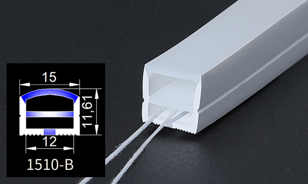 Wholesale LED light strips with silicone sheaths, featuring forward light emission, suitable for indoor/outdoor environments, with waterproof design, and available in various lengths.,murenled,Wholesale LED light strips with silicone sleeves