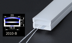 Wholesale LED light strips with silicone sheaths, featuring forward light emission, suitable for indoor/outdoor environments, with waterproof design, and available in various lengths.,murenled,Wholesale LED light strips with silicone sleeves