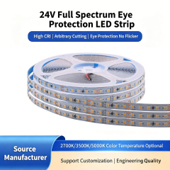 2835 SMD LED Strip Light | 120LEDs/m, 10W/m, DC12V/DC24V, FPC+Copper, Warm/Neutral/Cool White, WiFi/Bluetooth Smart Control,murenled,Flexible 2835 LED Strip 12V/24V Smart Control