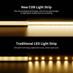 COB LED Strip Light DC12V/24V 10W/M 3000K-6000K Flexible Dotless Tape for Hotel & Home Lighting,murenled,COB LED Strip Light DC12V/24V 10W/M 3000K-6000K Flexible Dotless Tape for Hotel & Home Lighting