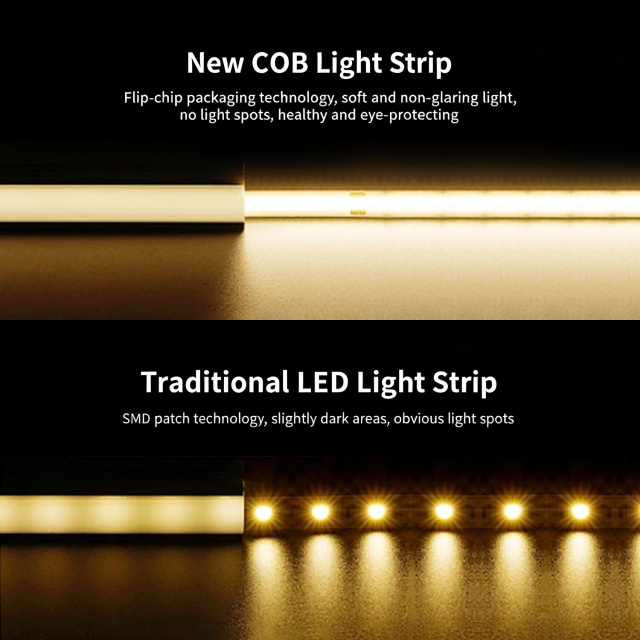COB LED Strip Light DC12V/24V 10W/M 3000K-6000K Flexible Dotless Tape for Hotel & Home Lighting,murenled,COB LED Strip Light DC12V/24V 10W/M 3000K-6000K Flexible Dotless Tape for Hotel & Home Lighting