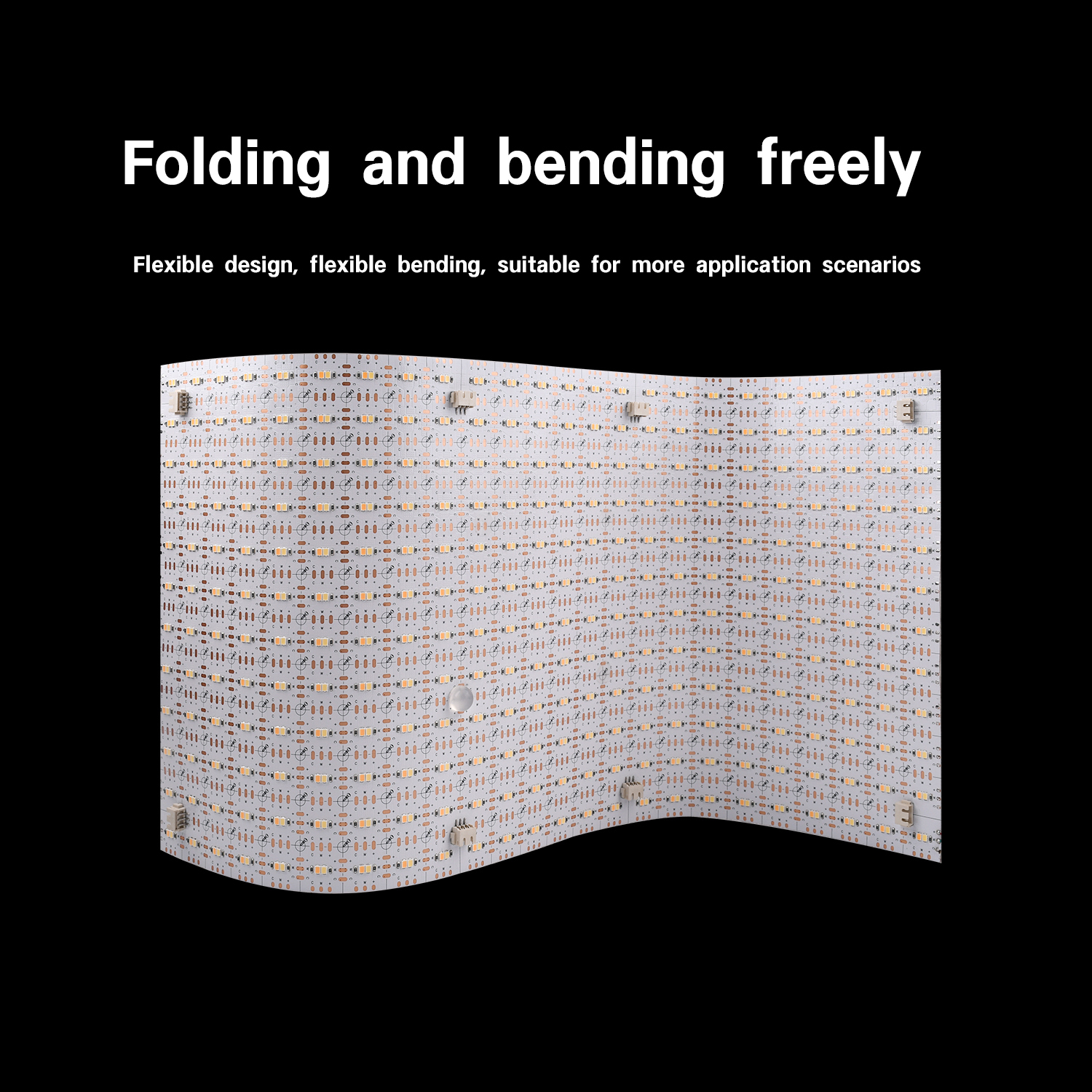 Wholesale 2835 SMD Dual CCT Flexible LED Backlight Panel for Luxury Stone & Translucent Marble – Bendable & Cuttable FPC Copper Sheet, 50W/m, IP20, 50,000hrs Lifespan,murenled,Flexible Dual CCT LED Backlight Panel for Luxury Stone