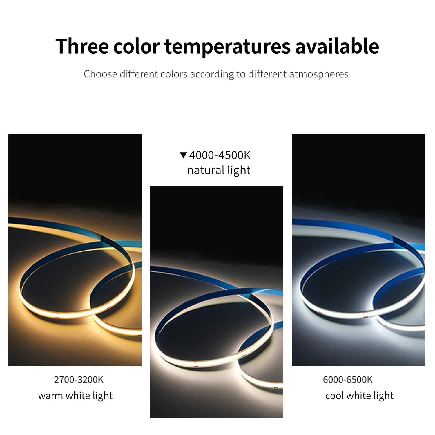 COB LED Strip Light DC12V/24V 10W/M 3000K-6000K Flexible Dotless Tape for Hotel & Home Lighting,murenled,COB LED Strip Light DC12V/24V 10W/M 3000K-6000K Flexible Dotless Tape for Hotel & Home Lighting