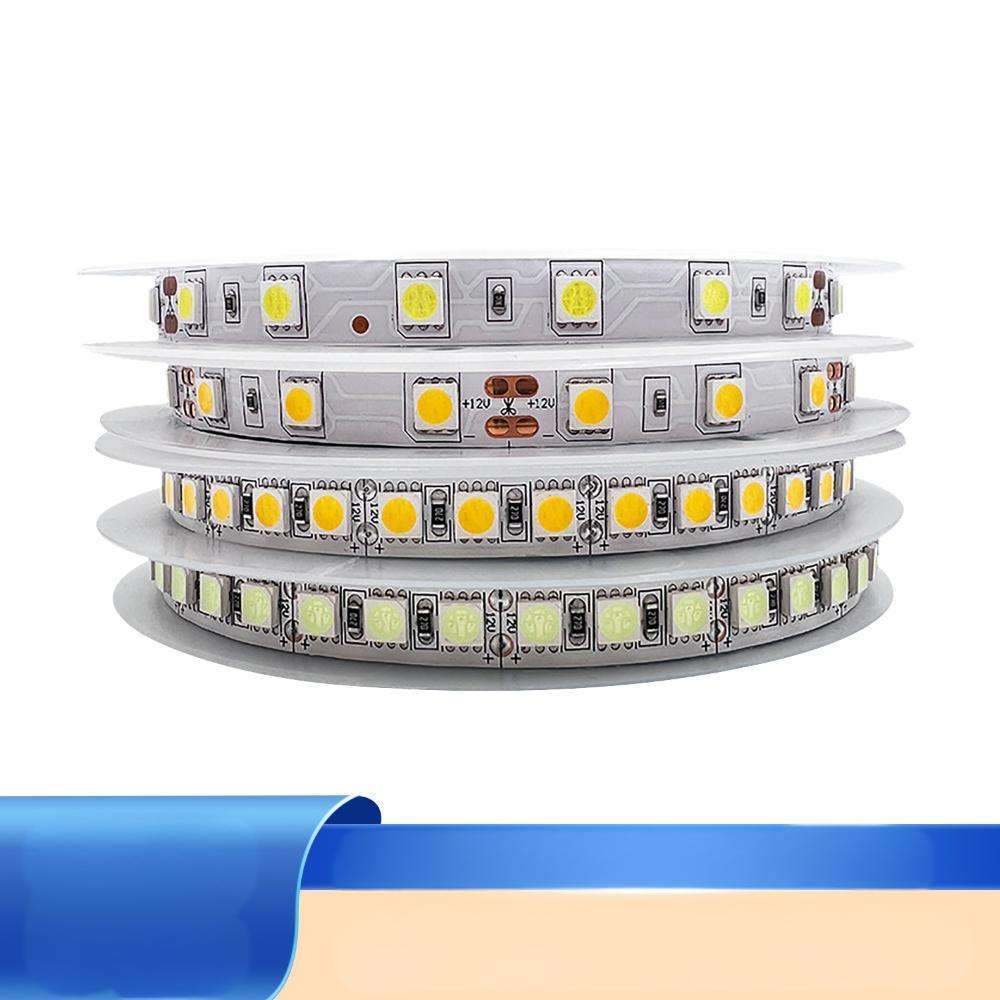 SMD 5050 single-color LED strip, 60/120 LEDs/m. DC12V/24V, uniform light. FPC, cuttable. Warm/Neutral/Cool White. Ideal for home & commercial high-brightness lighting.,murenled,5050 Mono LED Strip 60/120LED 12V/24V Wholesale