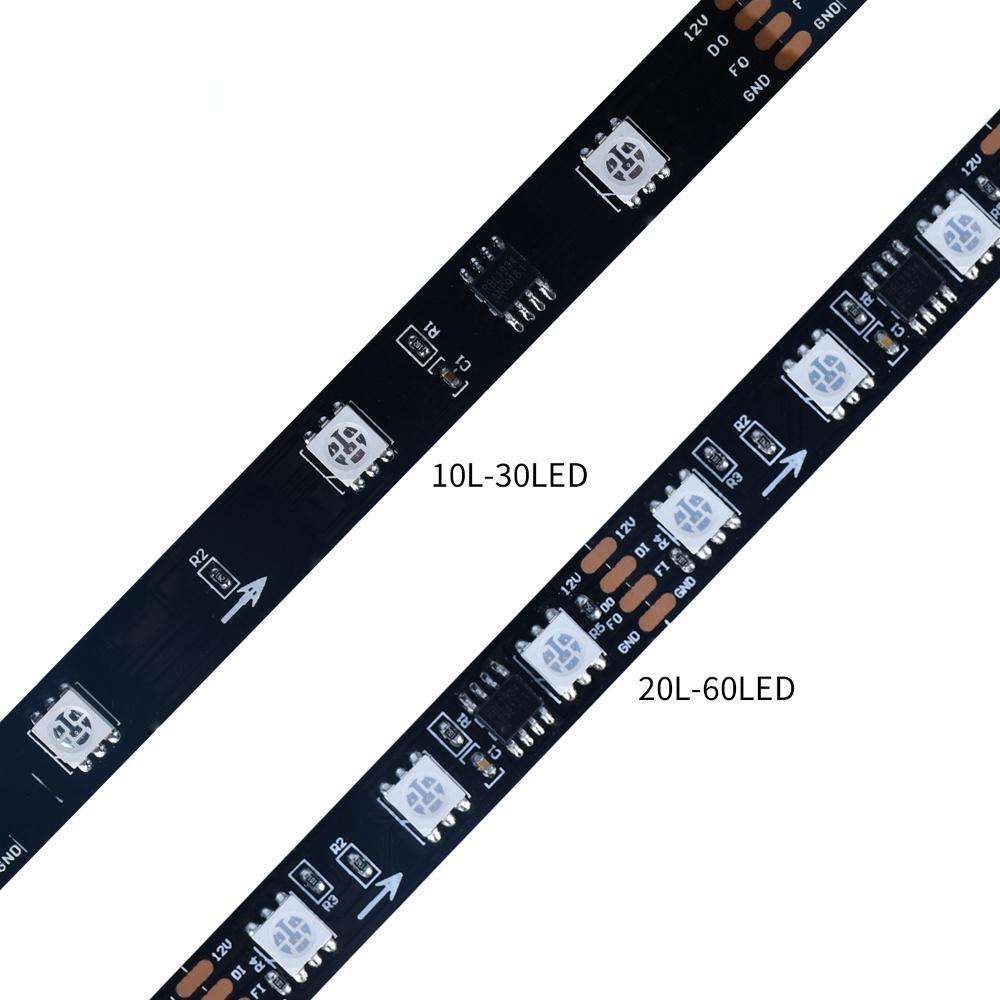 TN1934 RGB LED Strip Light - 12V Programmable Breakpoint Continuation Tape for Living Room, KTV & E-sports Hall Ambience,murenled,TN1934 12V Breakpoint LED Strip for KTV & Bar