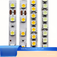 SMD 5050 single-color LED strip, 60/120 LEDs/m. DC12V/24V, uniform light. FPC, cuttable. Warm/Neutral/Cool White. Ideal for home & commercial high-brightness lighting.,murenled,5050 Mono LED Strip 60/120LED 12V/24V Wholesale