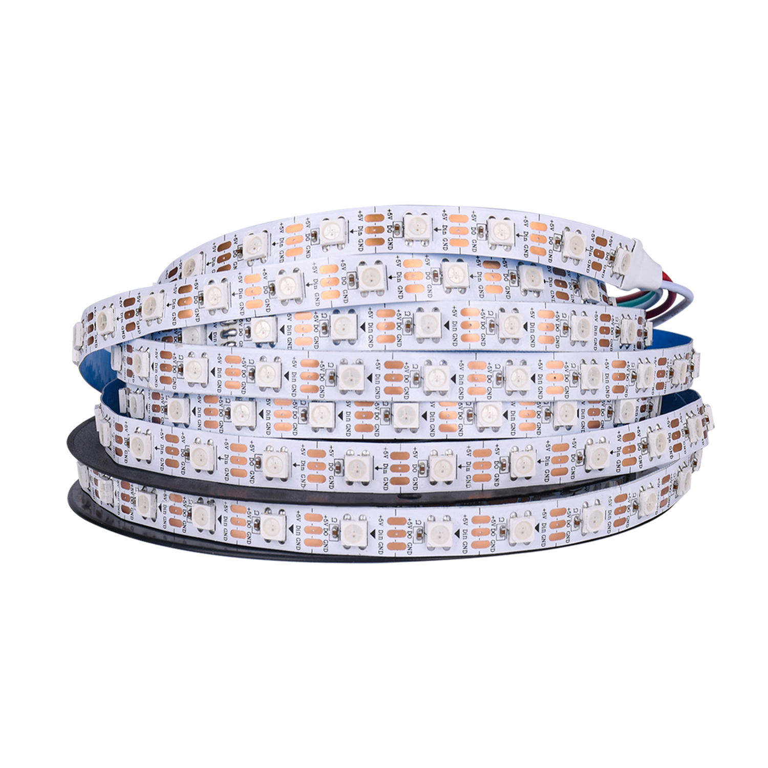 5050 SMD RGB Colorful Flowing LED Light Strip - 5V Low-Voltage Chromatic Soft Light Bar, suitable for commercial lighting, bars, KTVs and outdoor lighting enhancement,murenled,Wholesale 5050 RGB Colorful Flowing Light Strip