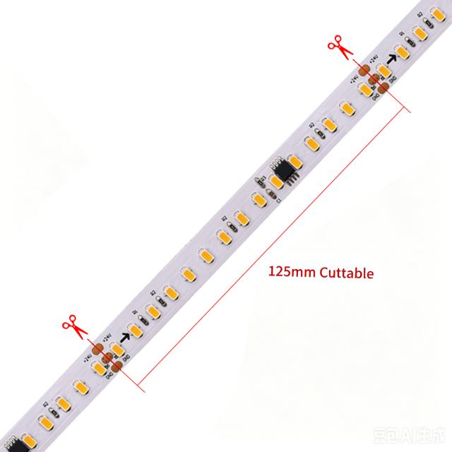 2835 Single-Color Running Water LED Strip, DC24V, 126LEDs/m, IP20 Bare Board, Smart Control & Dimming for Commercial & Home Ambience,murenled,Wholesale 2835 single-color continuous light strips