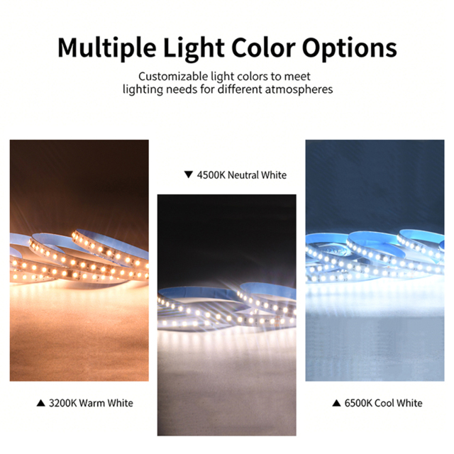 2835 Single-Color Running Water LED Strip, DC24V, 126LEDs/m, IP20 Bare Board, Smart Control & Dimming for Commercial & Home Ambience,murenled,Wholesale 2835 single-color continuous light strips
