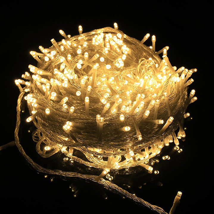 LED star-shaped colored light string, IP44 waterproof, suitable for indoor and outdoor Christmas, garden party, wedding and festival lighting,murenled,LED star-shaped colored light string,