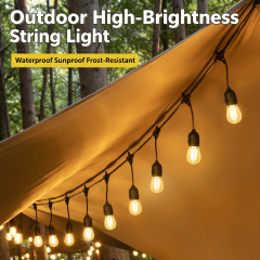 S14 Outdoor LED Light String 24V/220V IP67 Waterproof - Can be connected in series, suitable for garden, wedding decoration and Christmas decorations.,murenled,Wholesale S14 Outdoor Waterproof LED Light Strings