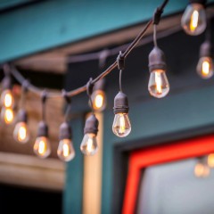 S14 Outdoor LED Light String 24V/220V IP67 Waterproof - Can be connected in series, suitable for garden, wedding decoration and Christmas decorations.,murenled,Wholesale S14 Outdoor Waterproof LED Light Strings