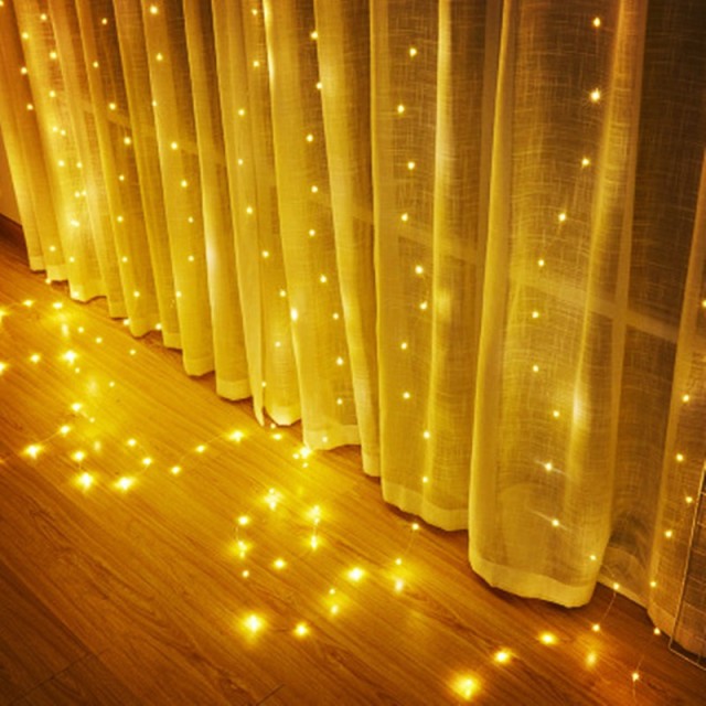 USB Copper Wire Curtain Lights with Remote - 8 Flashing Modes & Dimmable, Waterproof LED Icicle String Lights for Bedroom, Wedding, Party Decor (3x3m/3x2m/3x1m),murenled,Wholesale USB copper wire curtain lamp strings