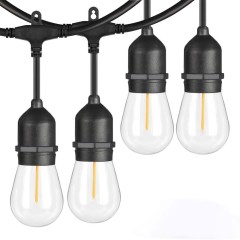 S14 Outdoor LED Light String 24V/220V IP67 Waterproof - Can be connected in series, suitable for garden, wedding decoration and Christmas decorations.,murenled,Wholesale S14 Outdoor Waterproof LED Light Strings