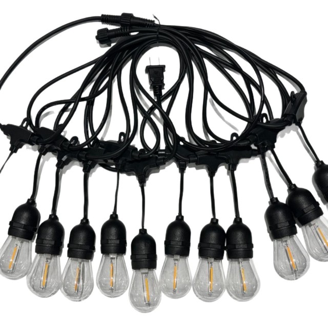 S14 Outdoor LED Light String 24V/220V IP67 Waterproof - Can be connected in series, suitable for garden, wedding decoration and Christmas decorations.,murenled,Wholesale S14 Outdoor Waterproof LED Light Strings