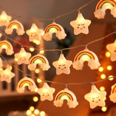 Warm White (Stars + Rainbows)