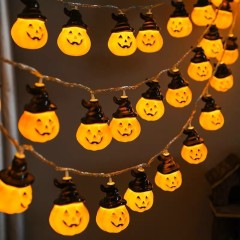 Halloween Pumpkin Ghost Bat Combo String Lights — Multi-Shape LED Atmosphere Lights, Perfect for Bars, KTVs, Show Windows & Malls,murenled,Halloween themed decorative LED light string