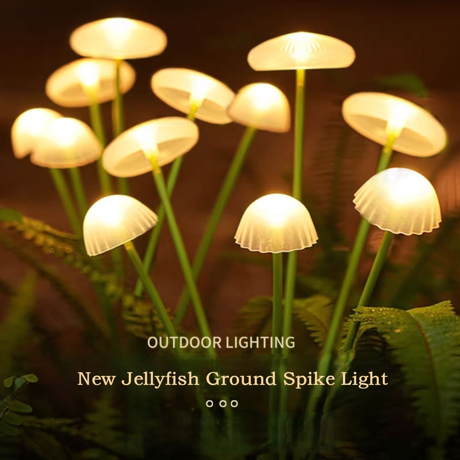 Solar Jellyfish Garden Light — Smart Light Control, Auto-On at Dusk, Create a Dreamy Garden Ambiance,murenled,Solar Jellyfish Garden Light — Smart Light Control