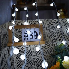 Solar bubble lamp string, with 8 lighting modes, water-resistant, suitable for garden, courtyard, trees, camping, wedding parties and outdoor decoration.,murenled,Outdoor solar LED crystal bubble light string