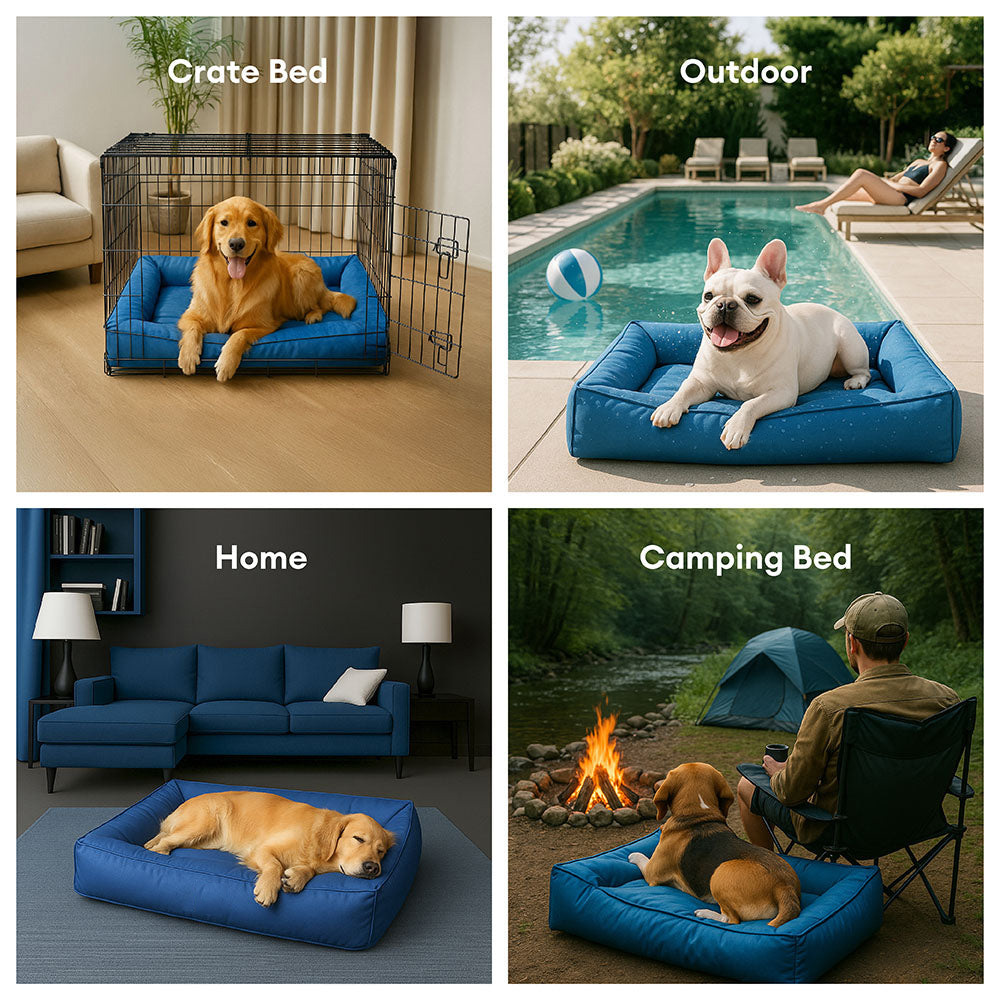 Zozooy Fully Enclosed Waterproof Dog Bed