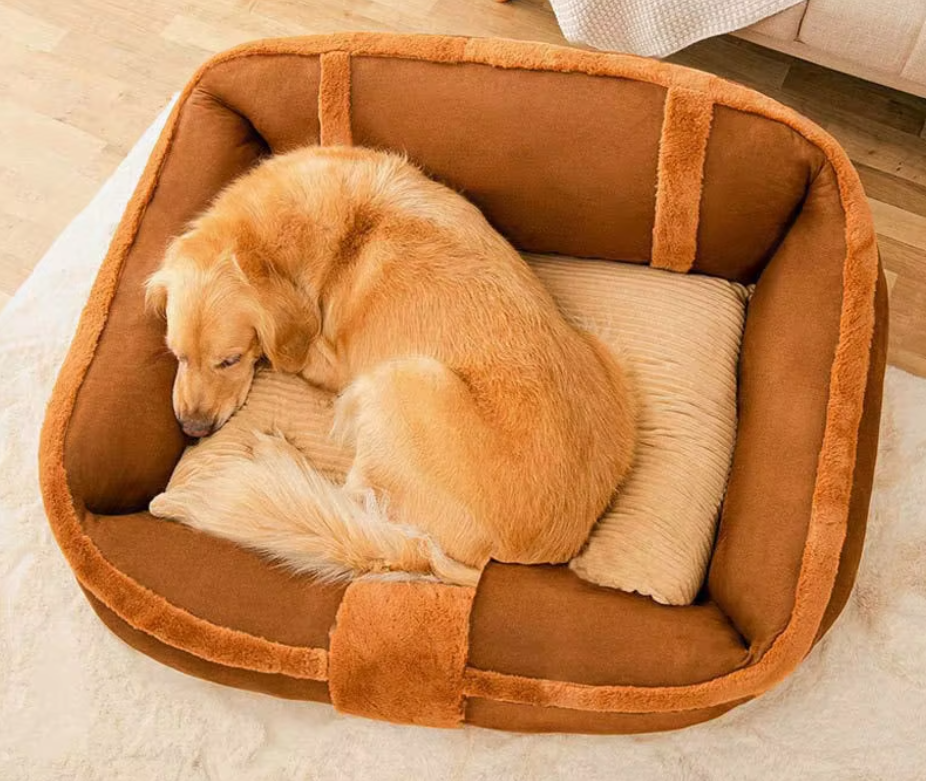 Zozooy Retro Large Calming Comfort Dog Sofa Bed
