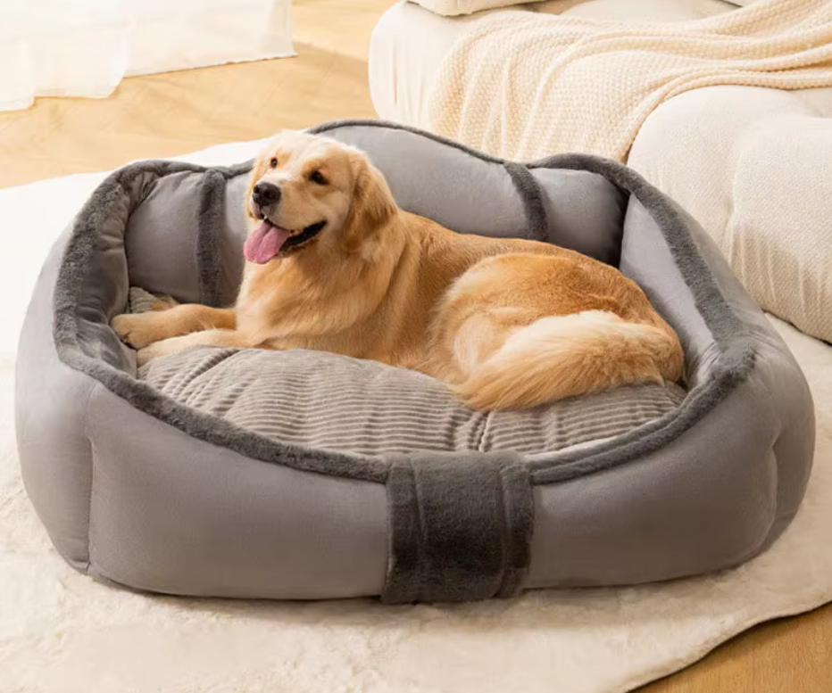 Zozooy Retro Large Calming Comfort Dog Sofa Bed