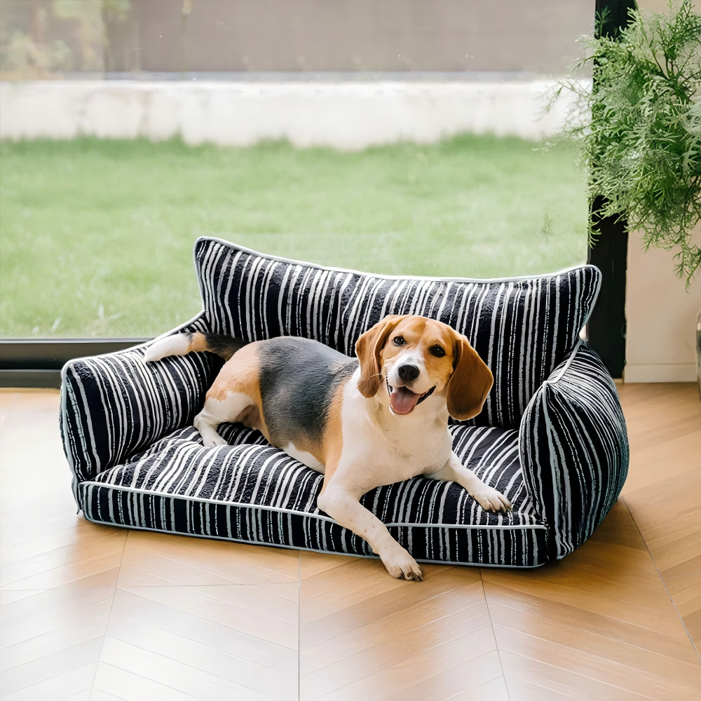 Zozooy Striped Loop Yarn Sofa Bed