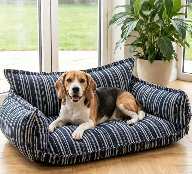 Zozooy Striped Loop Yarn Sofa Bed