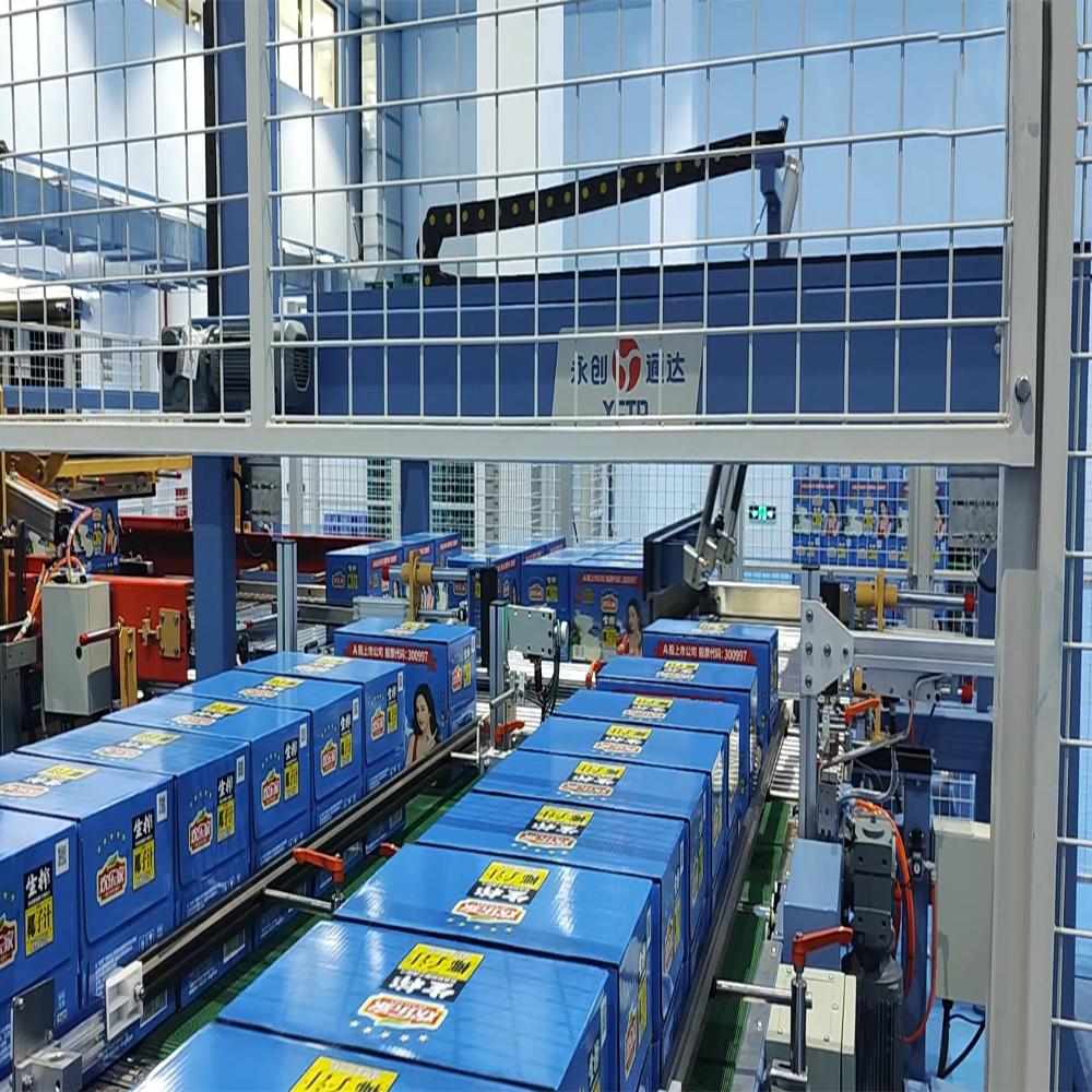 Dual-channel Gantry Palletizer for Cartons Model YCMD40D,Hanmei Machinery,Dual-channel Gantry Palletizer for Cartons Model YCMD40D-Hanmei Machinery