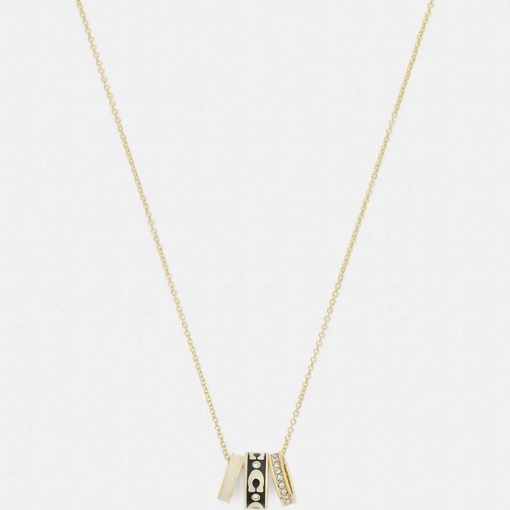 Coach Signature Rondelle Necklace